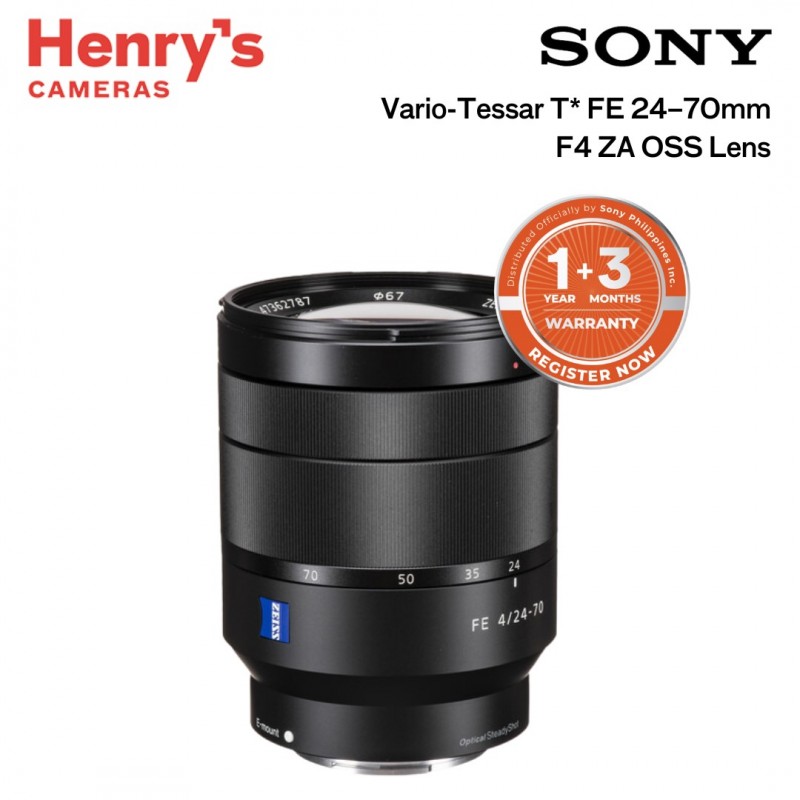 Sony Vario-Tessar® T* FE 24–70 mm F/4 ZA OSS Wide